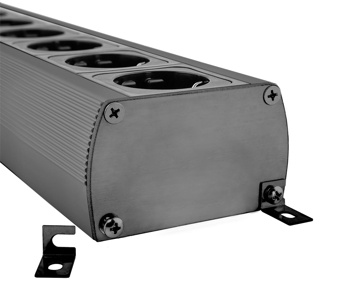 SUPRA MAINS POWER BLOCK MD06SP-NZ/AUS/SURGE PROTECTION 0N/OFF SWITCH SPC BLACK