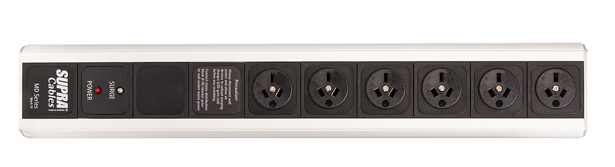 SUPRA MAINS POWER BLOCK MD06DC-16-AUS/SP- 6 WAY DC BLOCKER, FILTER, SURGE PROTECTION