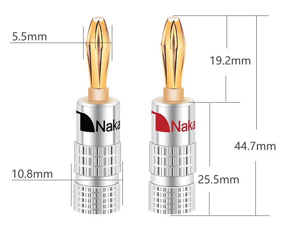SUPRA RONDO 4 X 2.5mm NAKAMICHI TERMINATED BI-AMP SPEAKER CABLE