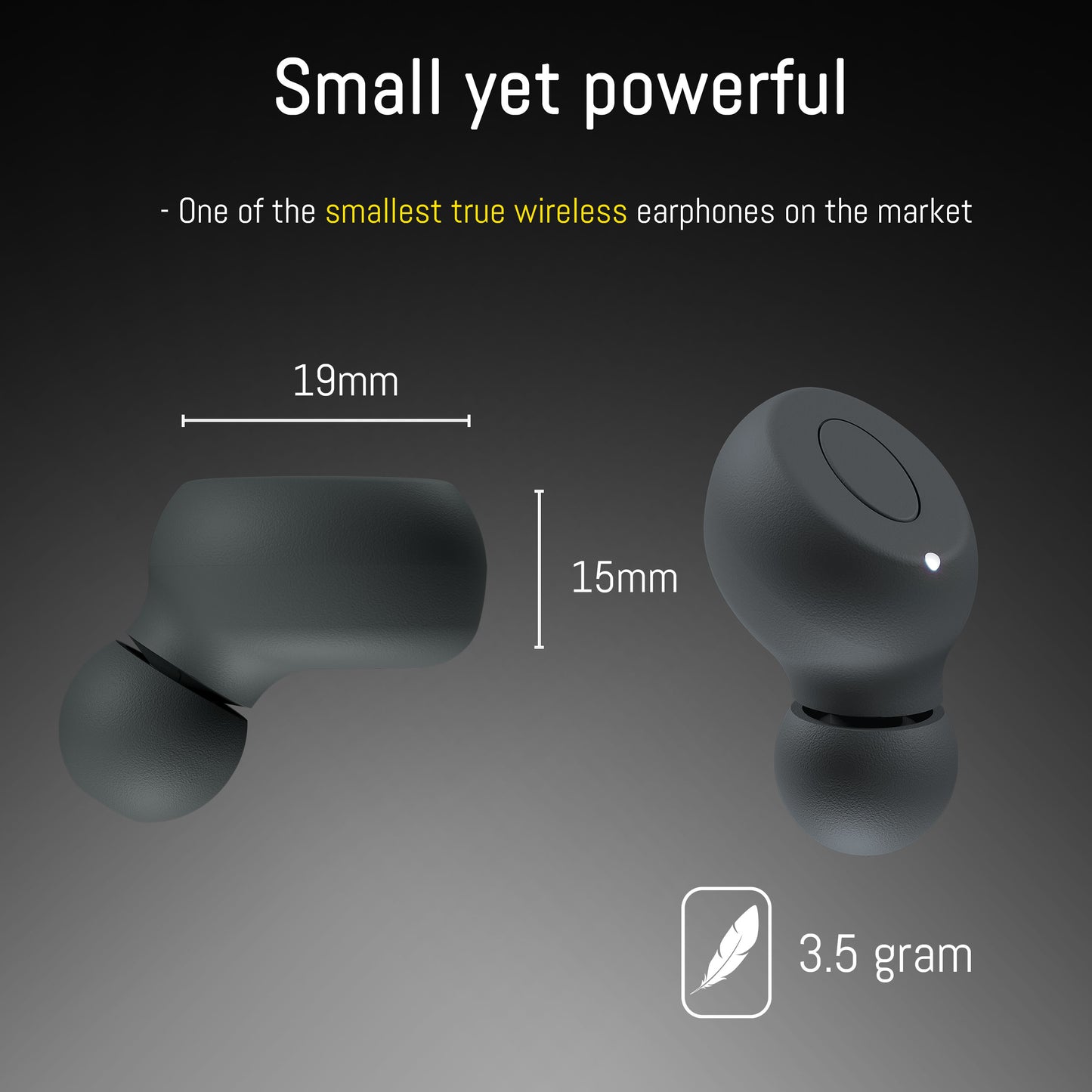SOUND BY SWEDEN - NERO-TX TWS - EARBUDS