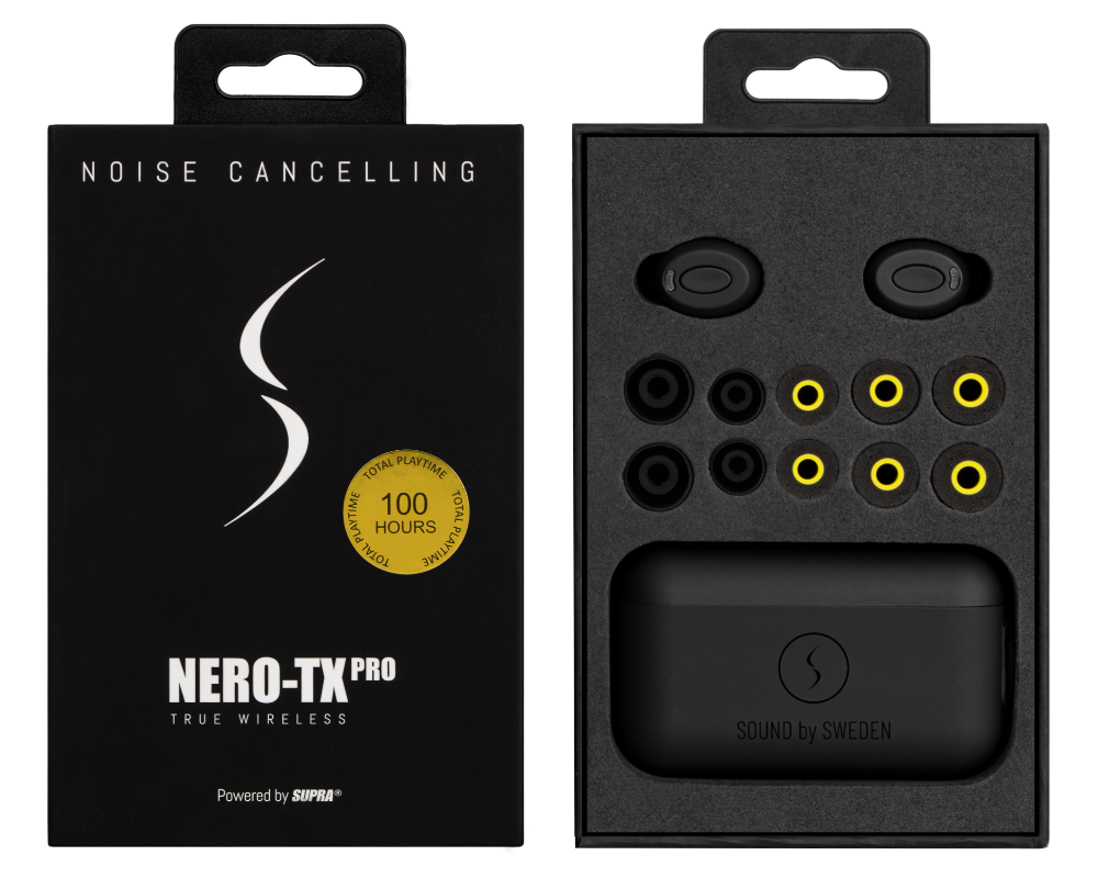 SOUND BY SWEDEN NERO-TX PRO TWS - EARBUDS