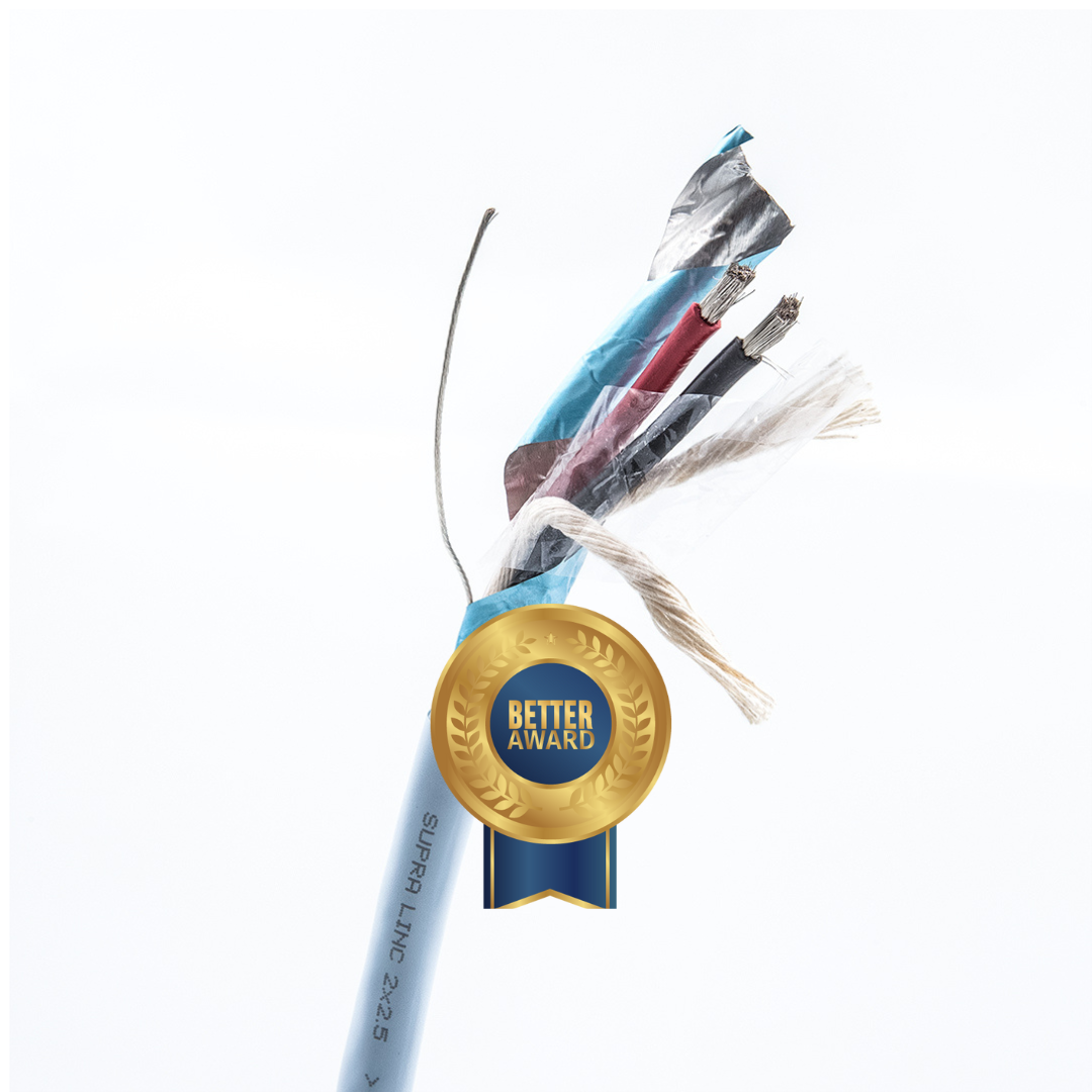 SUPRA LINC 2 x 2.5mm Shielded DIY UN-Terminated Speaker Cable