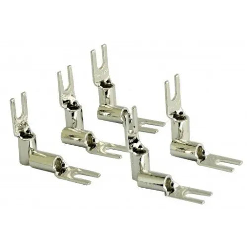 FURUTECH FP-209-10-R RHODIUM SPADE TERMINALS (10 PACK)
