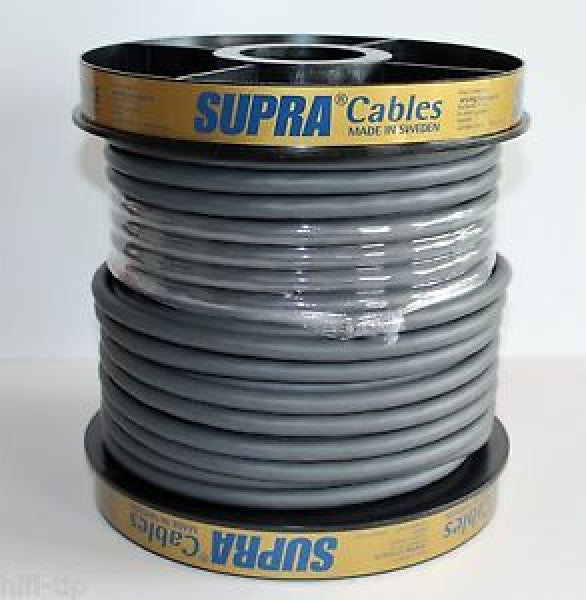 SUPRA LoRad 3x2.5 SPC (Silver Plated Copper)FULLY SHIELDED POWER CABLE DIY