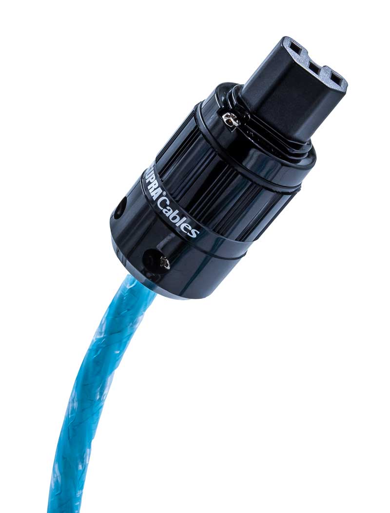 SUPRA LoRad 2.5 Excalibur(Ultimate Silver Plated) Power Cable with  AUS/NZ Rhodium plated 3112 Mains plug and C15 IEC