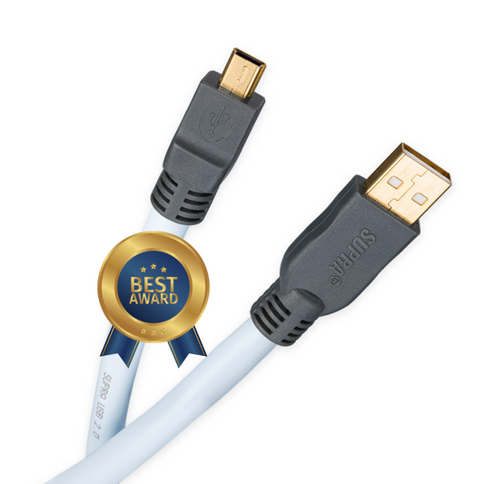 SUPRA USB 2.0 - HI-SPEED, TYPE A - MINI B DIGITAL INTERCONNECT