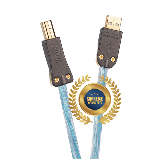 SUPRA USB EXCALIBUR SILVER EDITION - TYPE A-B DIGITAL INTERCONNECT