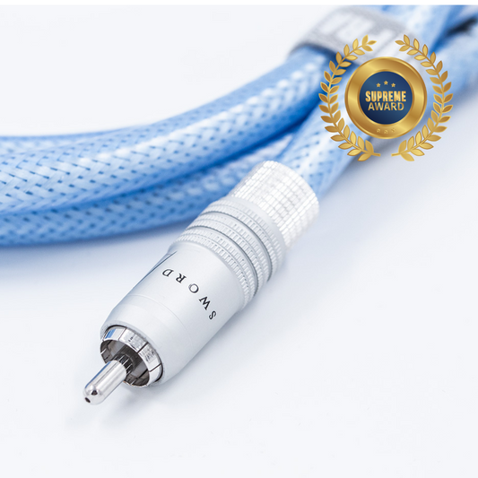 SUPRA EXCALIBUR RHODIUM  DIGITAL RCA COAXIAL INTERCONNECT CABLE