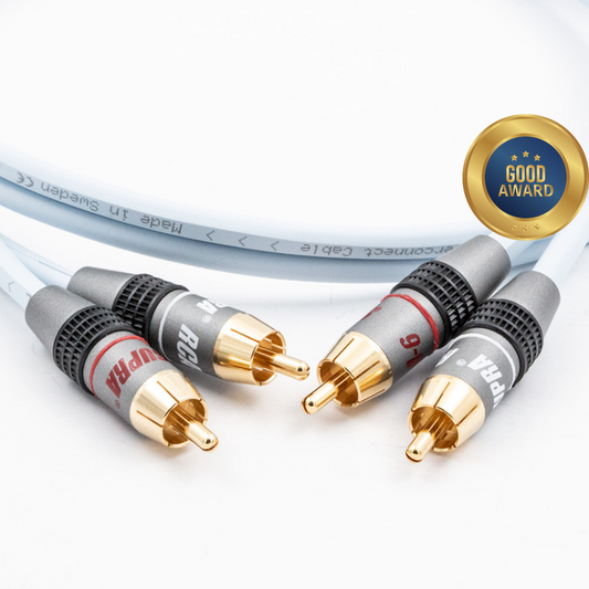 SUPRA DUAL 2RCA-2RCA AUDIO ANALOGUE INTERCONNECT CABLE