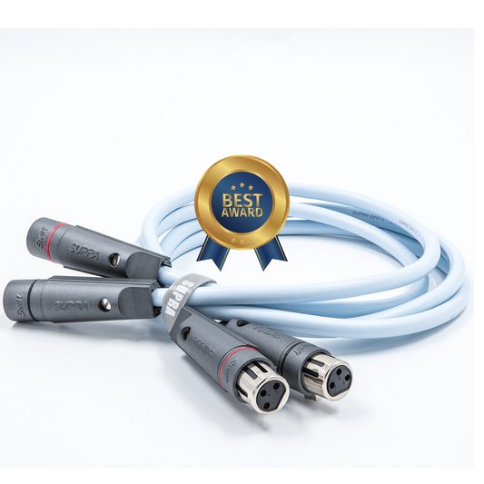 SUPRA EFF-IXLR - SILVER PLATED BALANCED AUDIO INTERCONNECT CABLE