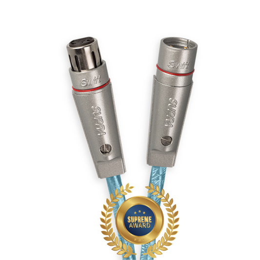 SUPRA SWORD IXLR BALANCED ANALOGUE INTERCONNECT CABLES  - HI FI EDITOR'S CHOICE