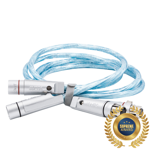SUPRA SWORD EXCALIBUR  IXLR BALANCED ANALOGUE INTERCONNECT CABLES