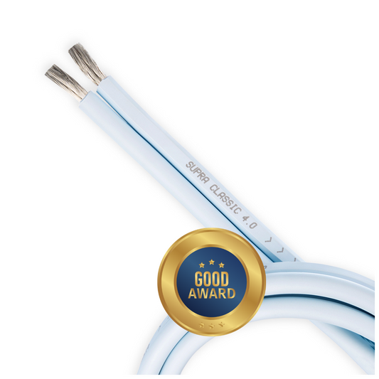 Supra Classic 2 x 4.0mm DIY UN-Terminated Speaker Cable