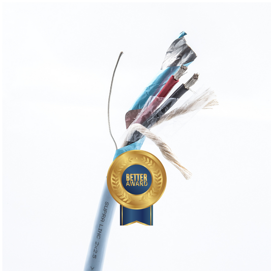 SUPRA LINC 2 x 2.5mm Shielded DIY UN-Terminated Speaker Cable