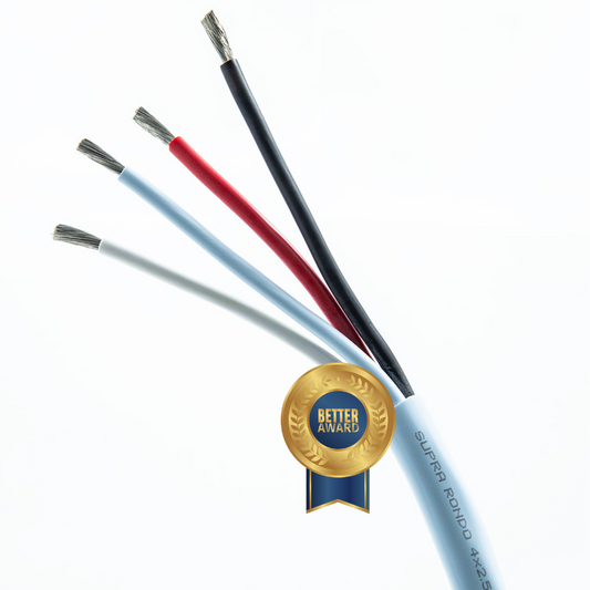 SUPRA RONDO 4 X 2.5mm DIY UN-TERMINATED 4 CORE SPEAKER CABLE
