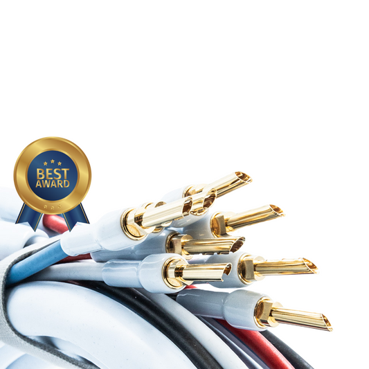 SUPRA QUADRAX BI-WIRE 2-4 PLUG SPEAKER CABLES