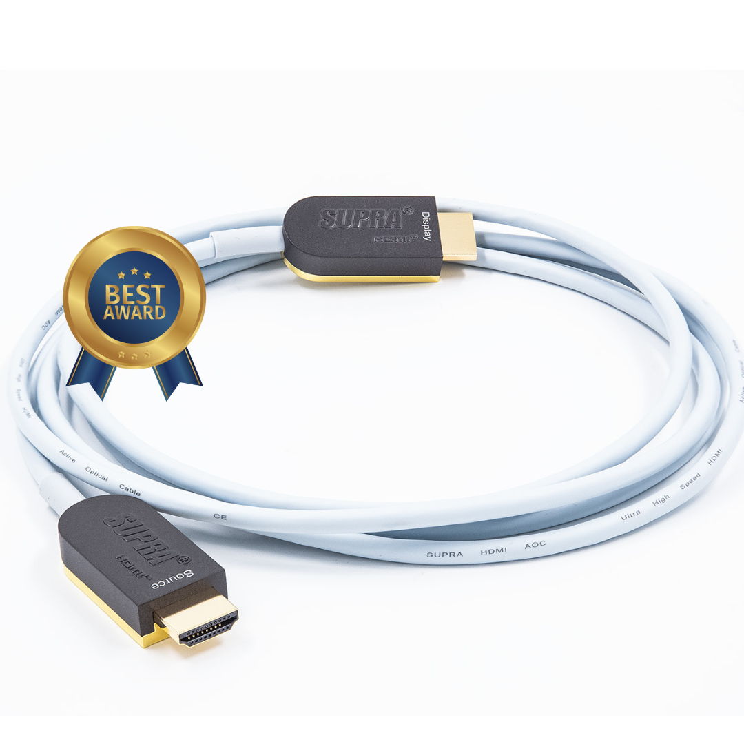 SUPRA HDMI 2.1 AOC 8K HDR / UHD - ACTIVE OPTICAL CABLE 48 Gbps