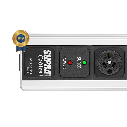 SUPRA MAINS POWER BLOCK MD03SP-AUS/SURGE PROTECTION