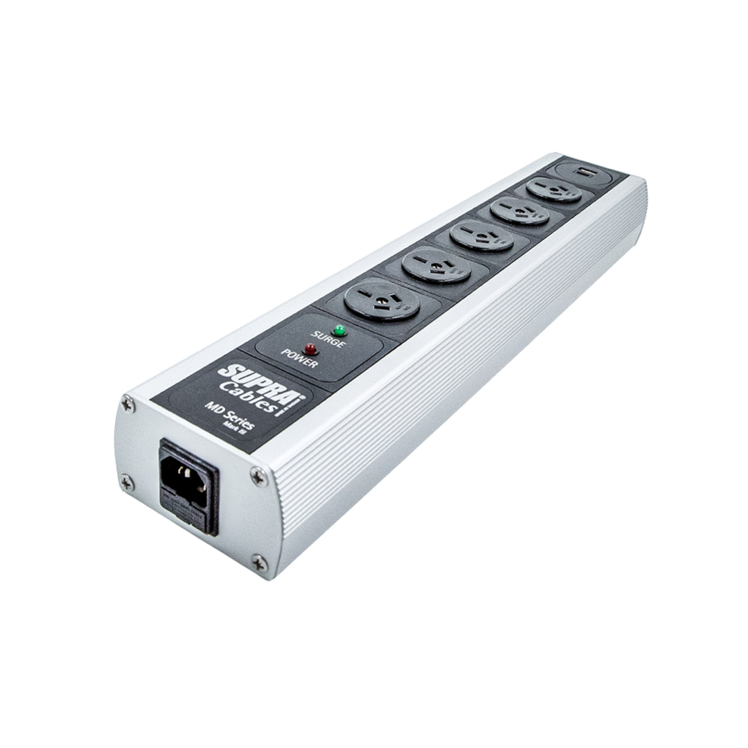 SUPRA MAINS POWER BLOCK MD05/SP -AUS/NZ SURGE PROTECTION with USB A/C