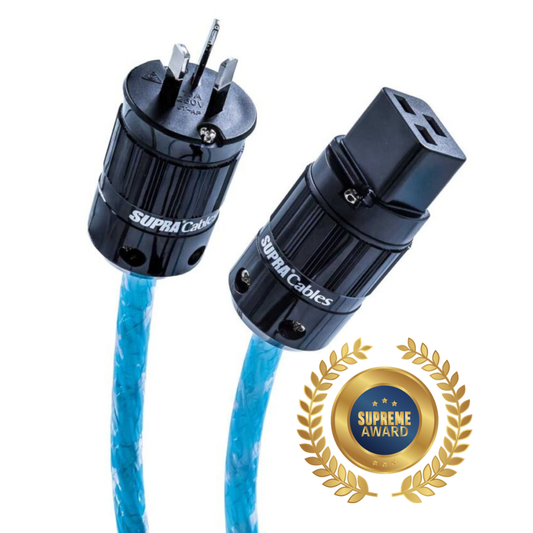 SUPRA LoRad 2.5 Excalibur(Ultimate Silver Plated) Power Cable with C:19 16/20 AMP IEC options