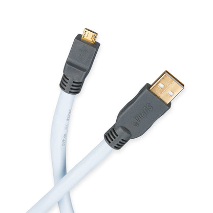 SUPRA USB 2.0 - HI-SPEED, TYPE A - MICRO B DIGITAL INTERCONNECT