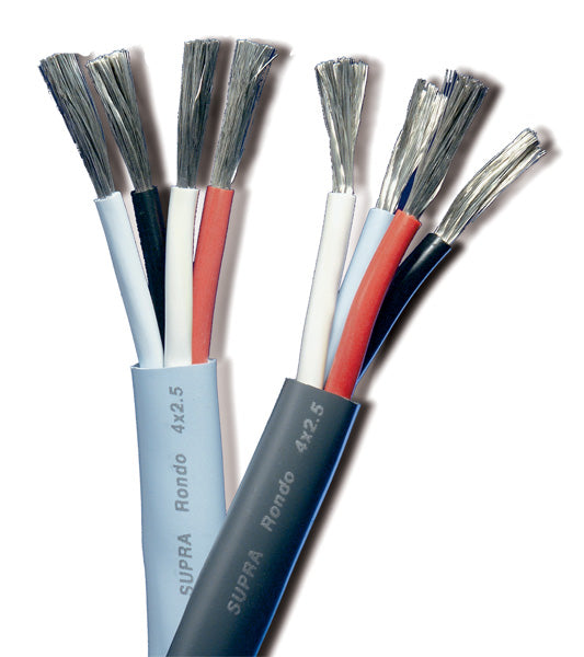 SUPRA RONDO 4 X 2.5mm DIY UN-TERMINATED 4 CORE SPEAKER CABLE